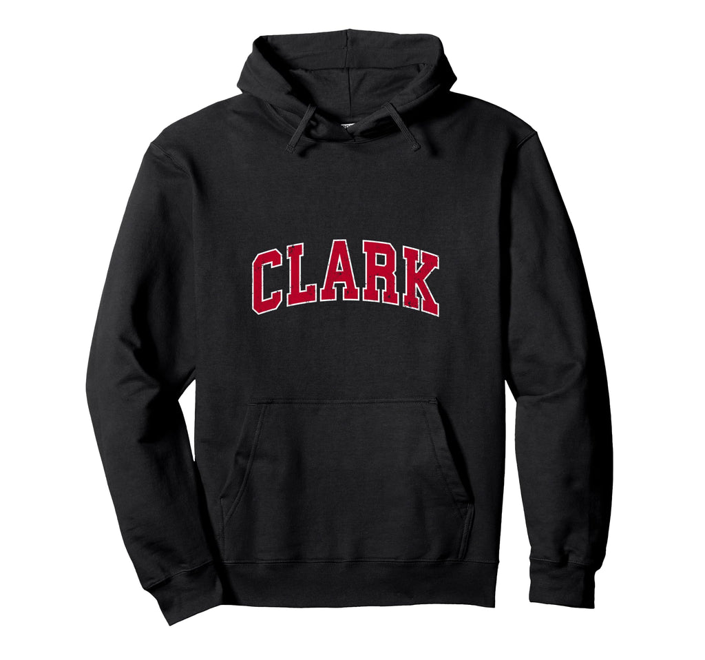 Clark New Jersey Nj Sports Red Hoodie - Aesthetic Graphic for Adults - T-Shirt, Sweatshirt, Hoodie