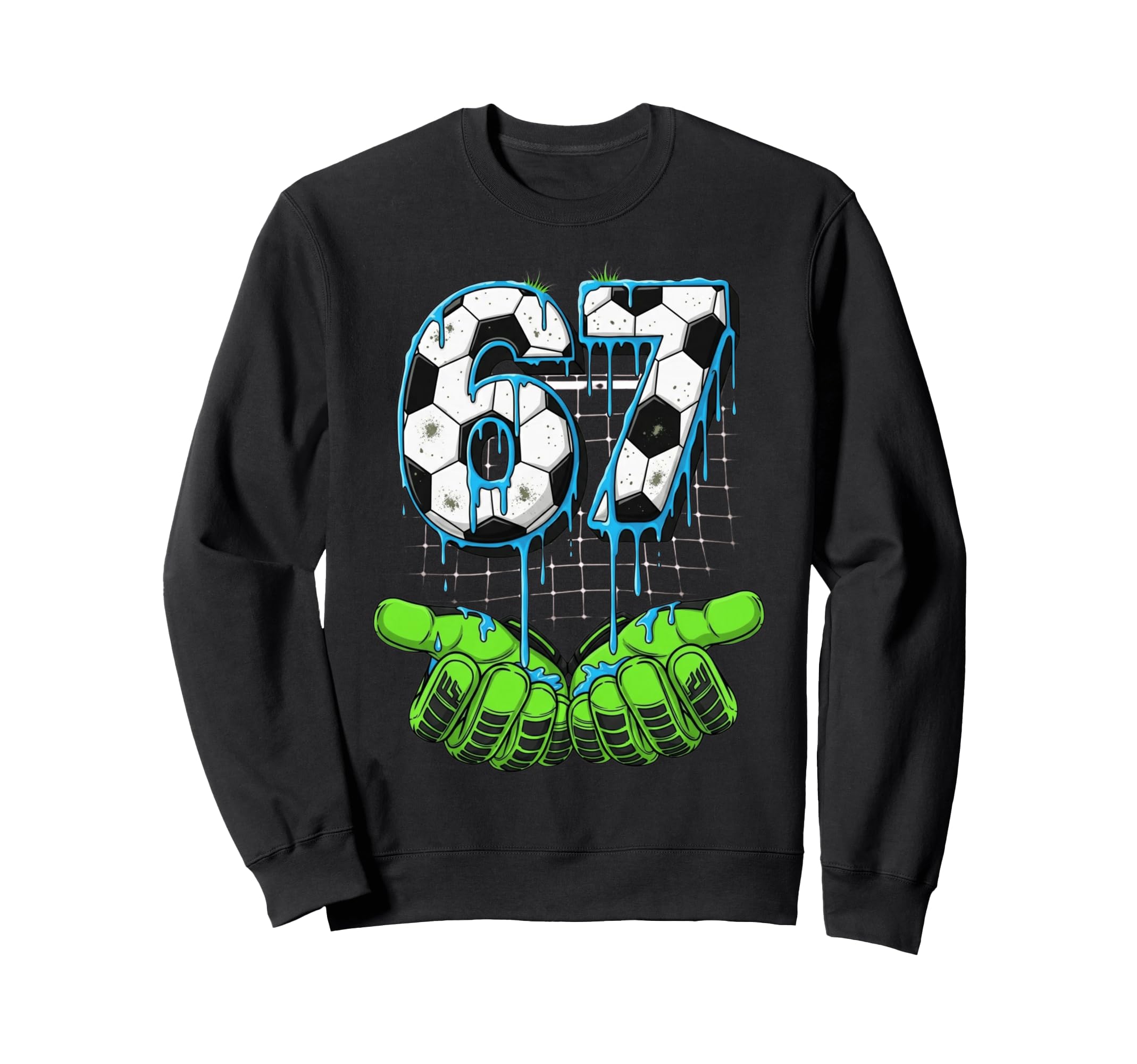 Soccer 67 Six Seven Funny Gen Alpha Sweatshirt - Trendy Graphic for Adults - T-Shirt, Sweatshirt, Hoodie