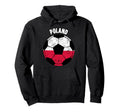 Poland Soccer Game Player Football Fan Hoodie - Custom Art Print Unisex - T-Shirt, Sweatshirt, Hoodie