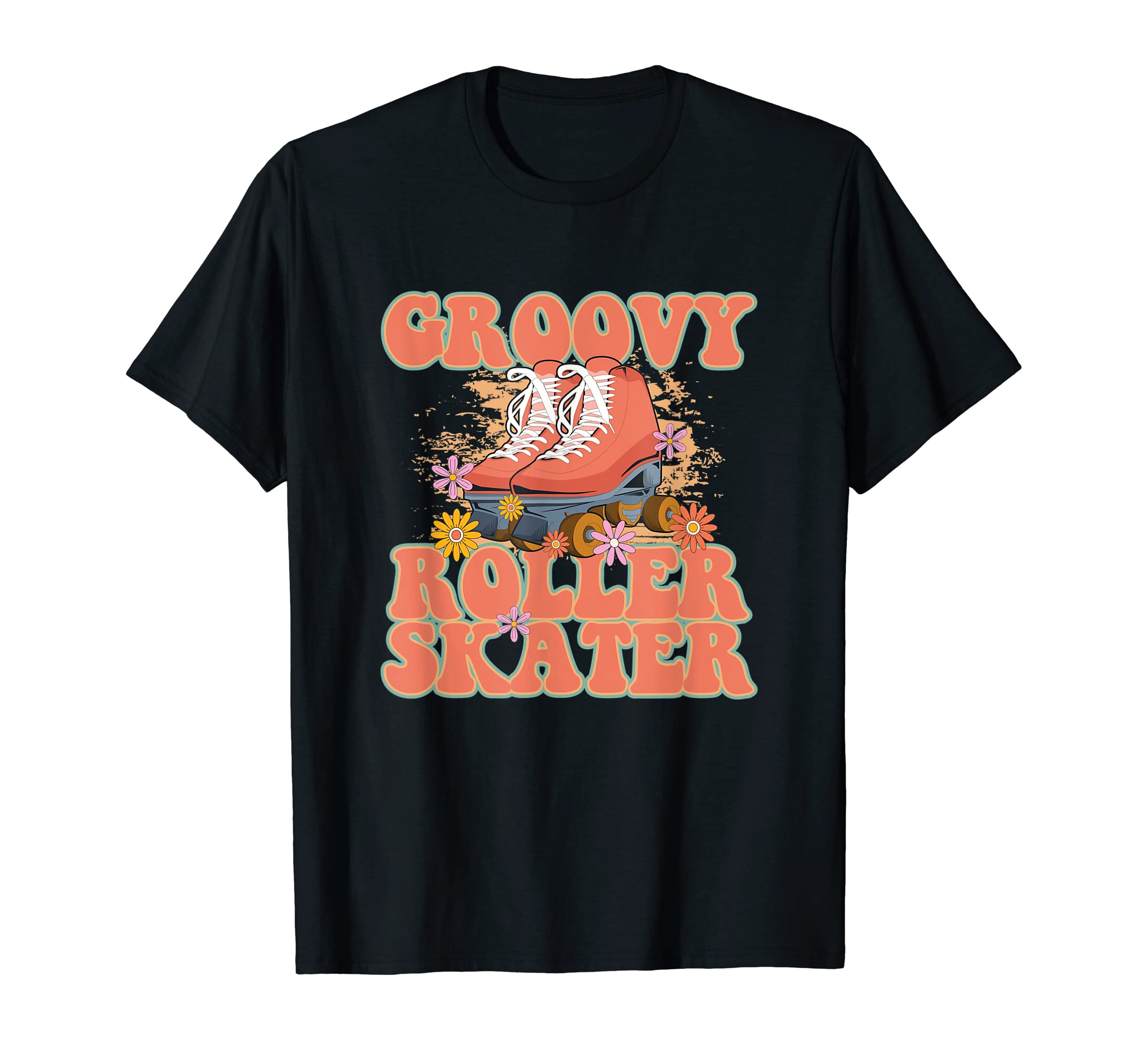 Groovy Roller Skates Skater 90S T-Shirt - Fun Novelty Design Unisex - T-Shirt, Sweatshirt, Hoodie