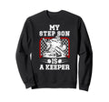 Hockey Keeper Step Dad Hockey Sweatshirt - Streetwear Style for Adults - T-Shirt, Sweatshirt, Hoodie