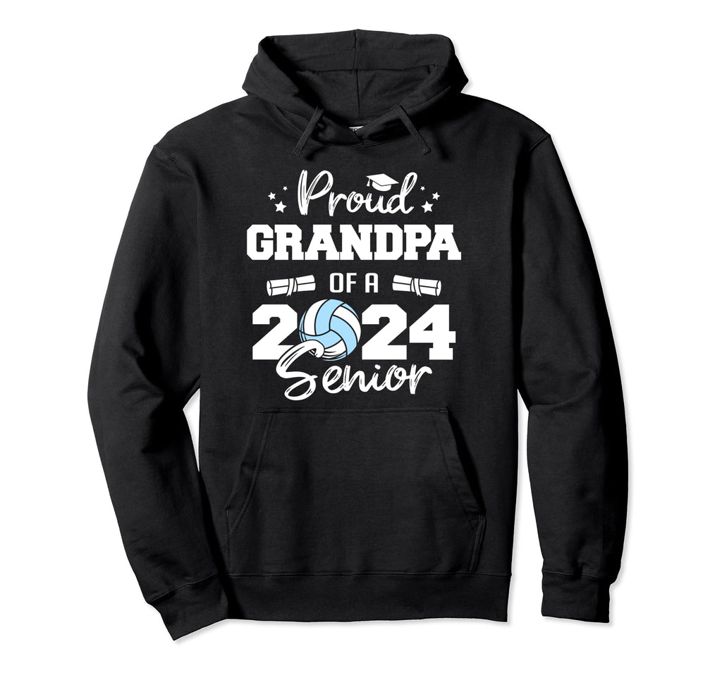 Proud Grandpa 2024 Senior Funny Hoodie - Streetwear Style for Adults - T-Shirt, Sweatshirt, Hoodie