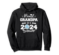 Proud Grandpa 2024 Senior Funny Hoodie - Streetwear Style for Adults - T-Shirt, Sweatshirt, Hoodie
