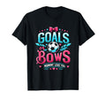 Adorable Gender Reveal Goals Or Bows T-Shirt - Fun Novelty Design Unisex - T-Shirt, Sweatshirt, Hoodie