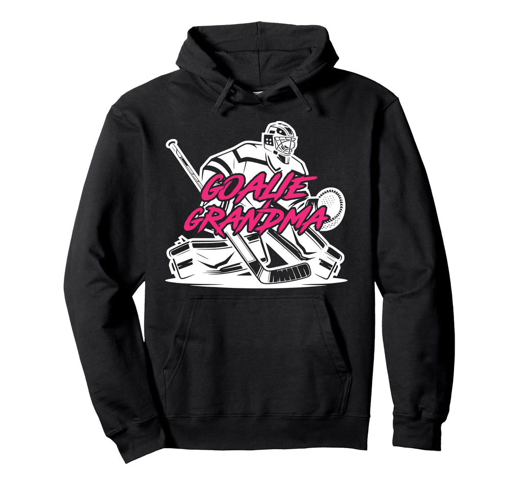 Ice Hockey Goalie Grandma Hockey Keeper Hoodie - Graphic Print Unisex - T-Shirt, Sweatshirt, Hoodie