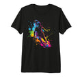 Ball Game Football Paint Splash Soccer T-Shirt - Novelty Apparel Unisex - T-Shirt, Sweatshirt, Hoodie