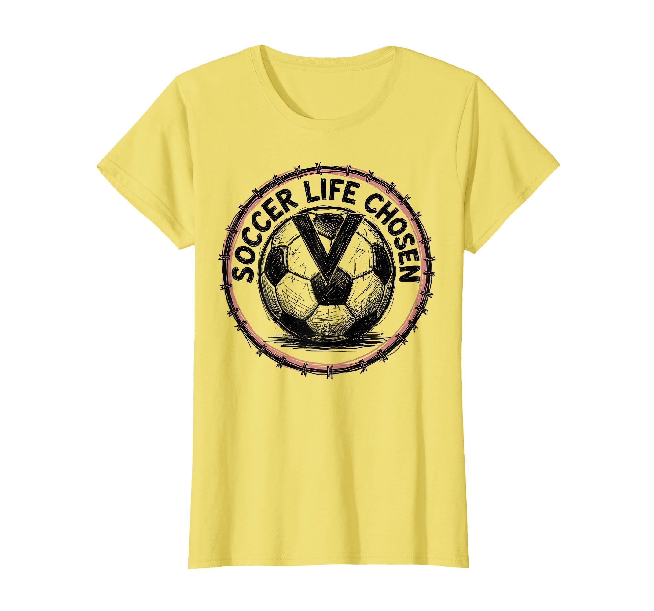 Soccer Life Chosen Womens T-Shirt - Fun Novelty Design for Adults - T-Shirt, Sweatshirt, Hoodie