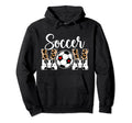 Soccer Mom Soccer Player Mama Leopard Hoodie - Custom Art Print for Adults - T-Shirt, Sweatshirt, Hoodie
