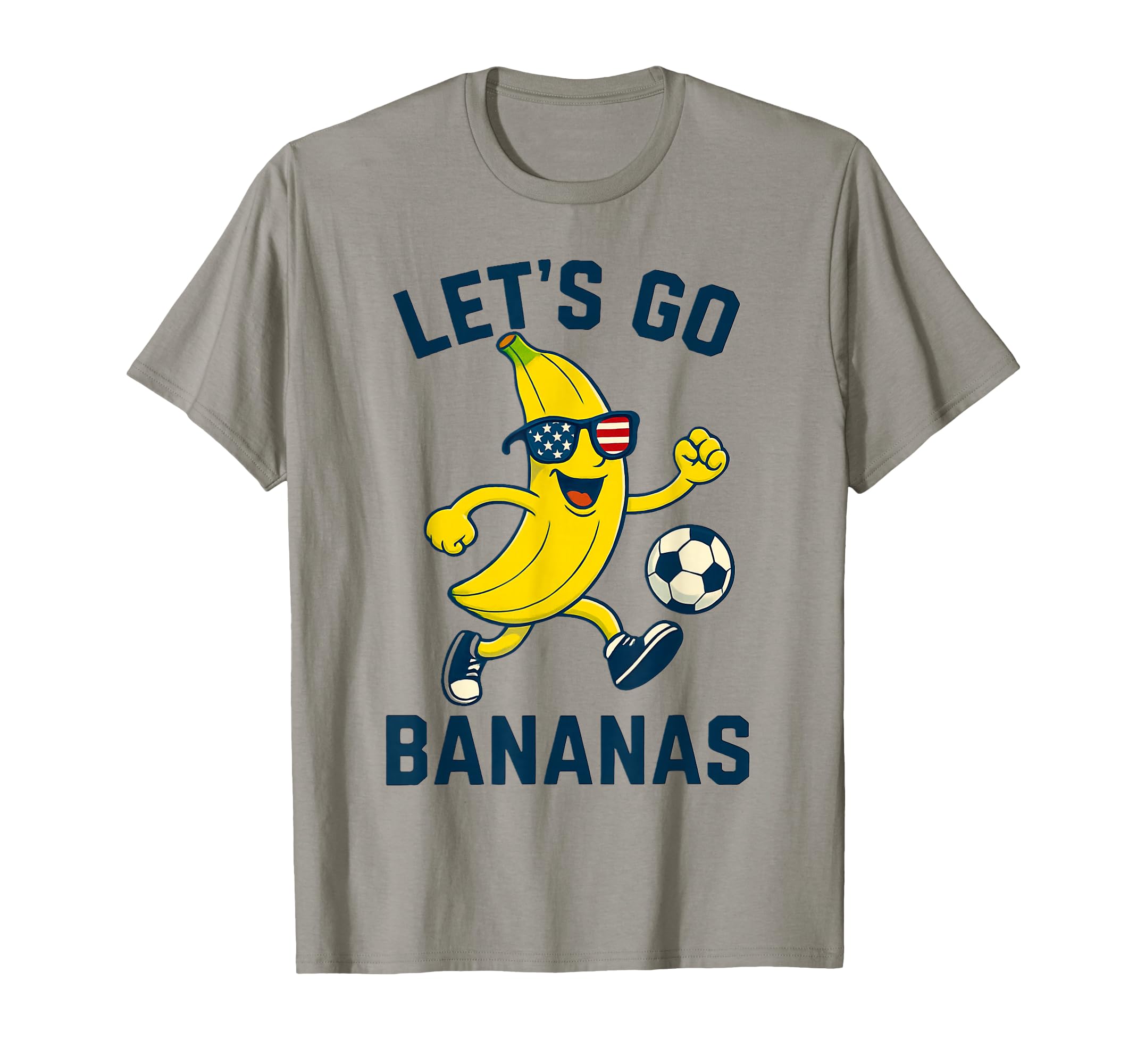 Funny Banana Soccer Cartoon Kicking T-Shirt - Trendy Graphic for Adults - T-Shirt, Sweatshirt, Hoodie