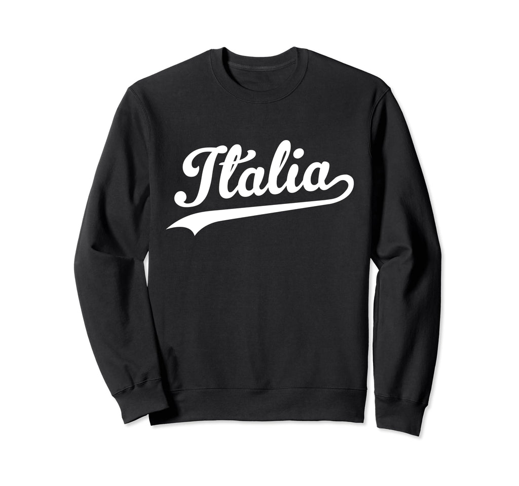 Italia Baseball Soccer Jersey Script Sweatshirt - Graphic Print Unisex - T-Shirt, Sweatshirt, Hoodie