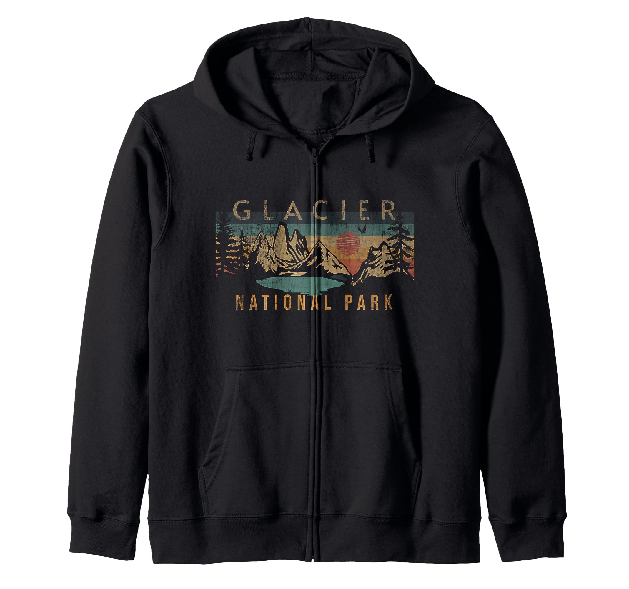 Glacier National Park Montana Usa Sweatshirt - Novelty Apparel Men Women - T-Shirt, Sweatshirt, Hoodie