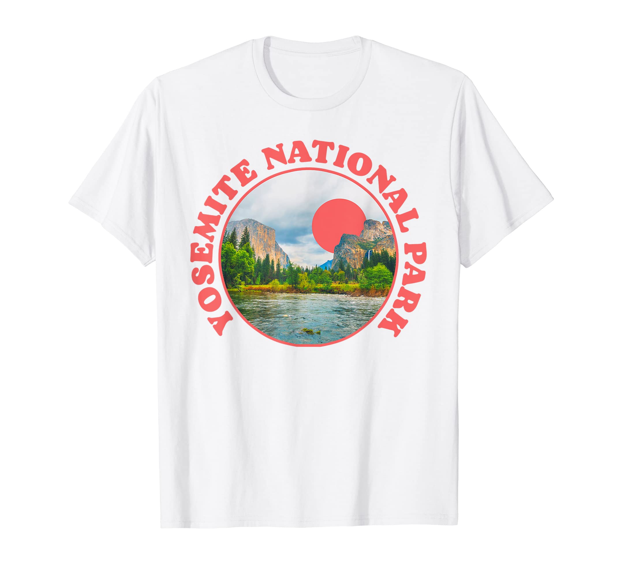 Yosemite Valley National Park Photo T-Shirt - Trendy Graphic Men Women - T-Shirt, Sweatshirt, Hoodie