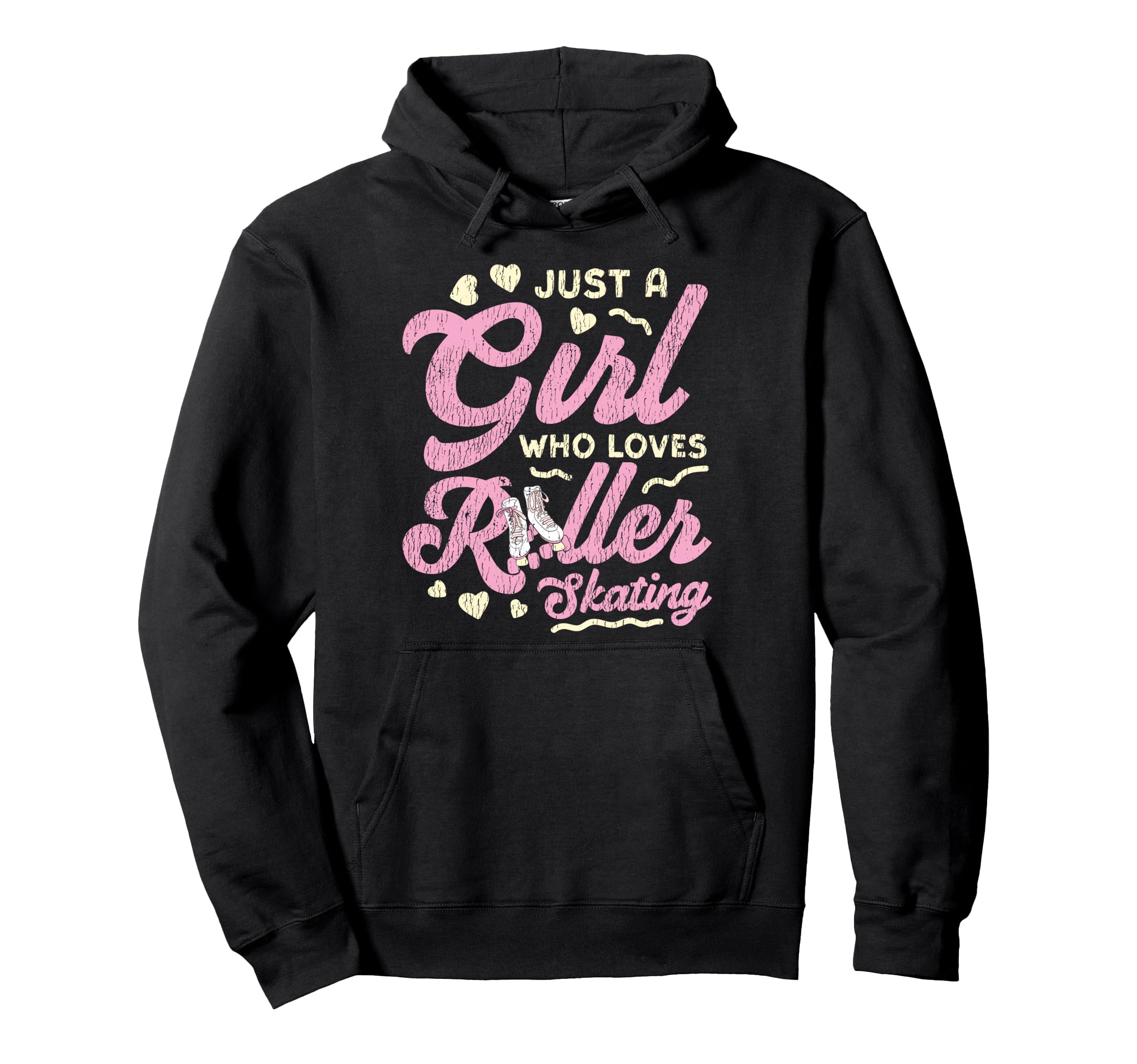 Roller Skating Skate 1970S Just Who Hoodie - Graphic Print Men Women - T-Shirt, Sweatshirt, Hoodie