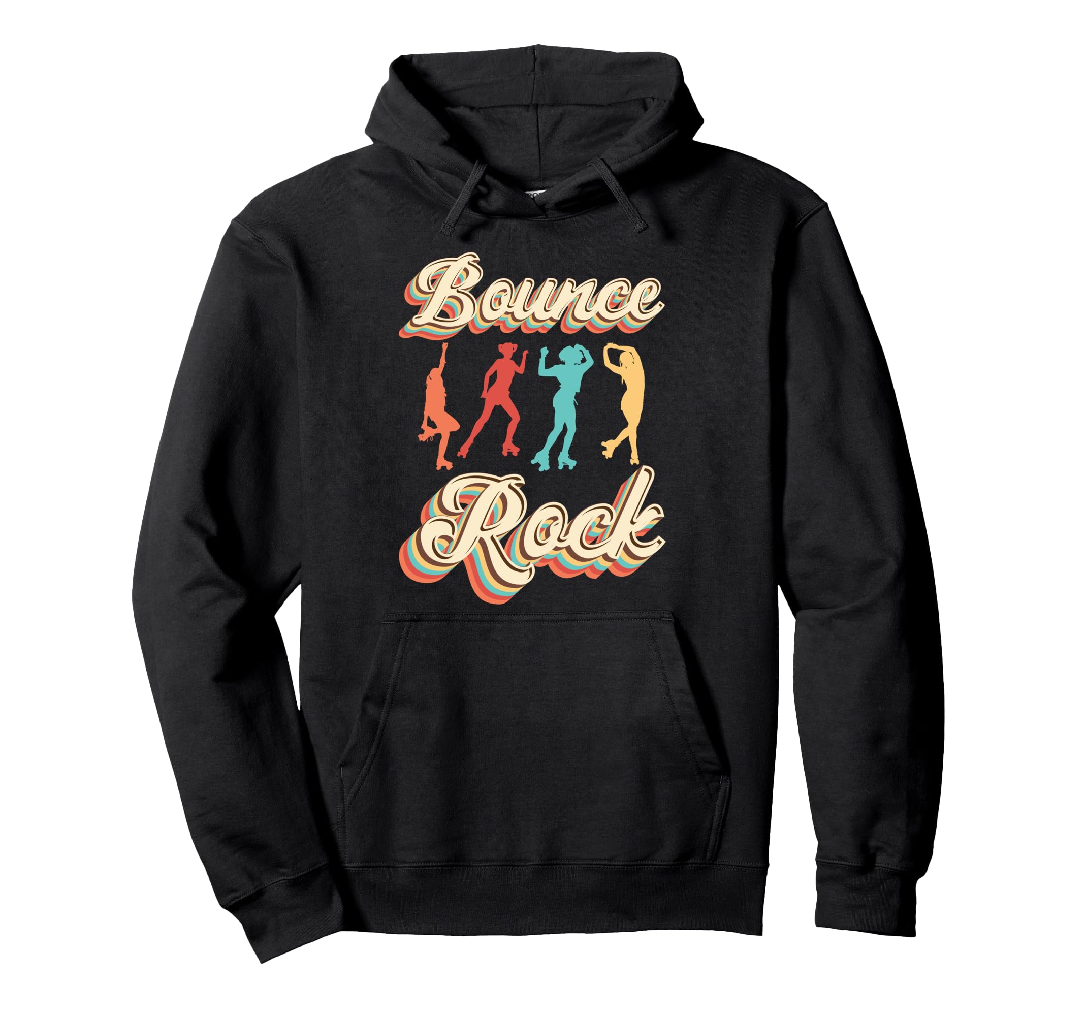 Roller Skating Skate 1970S Bounce Rock Hoodie - Streetwear Style Men Women - T-Shirt, Sweatshirt, Hoodie