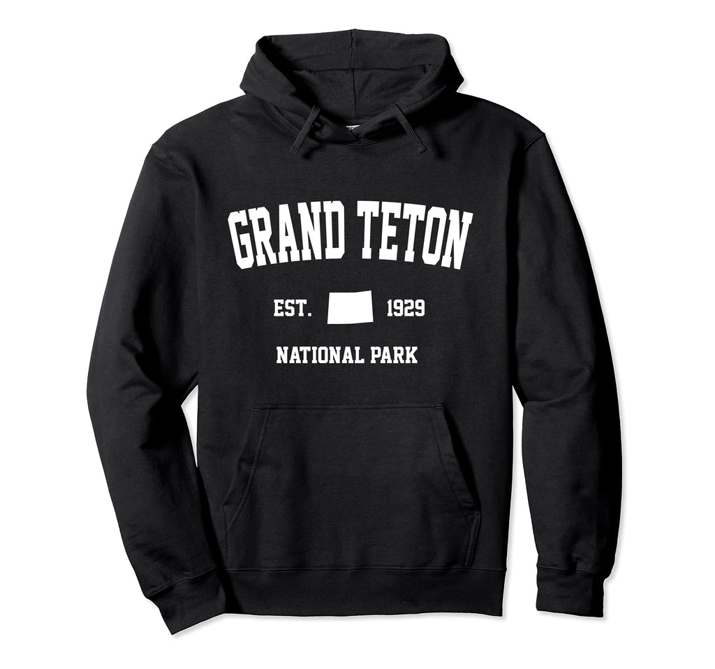 Grand Teton National Park Hiking Hoodie - Casual Everyday Wear for Adults - T-Shirt, Sweatshirt, Hoodie