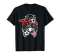 Messy Bun Hair American Soccer T-Shirt - Casual Everyday Wear Men Women - T-Shirt, Sweatshirt, Hoodie