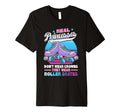 Real Princesses Wear Roller Skates T-Shirt - Custom Art Print Unisex - T-Shirt, Sweatshirt, Hoodie