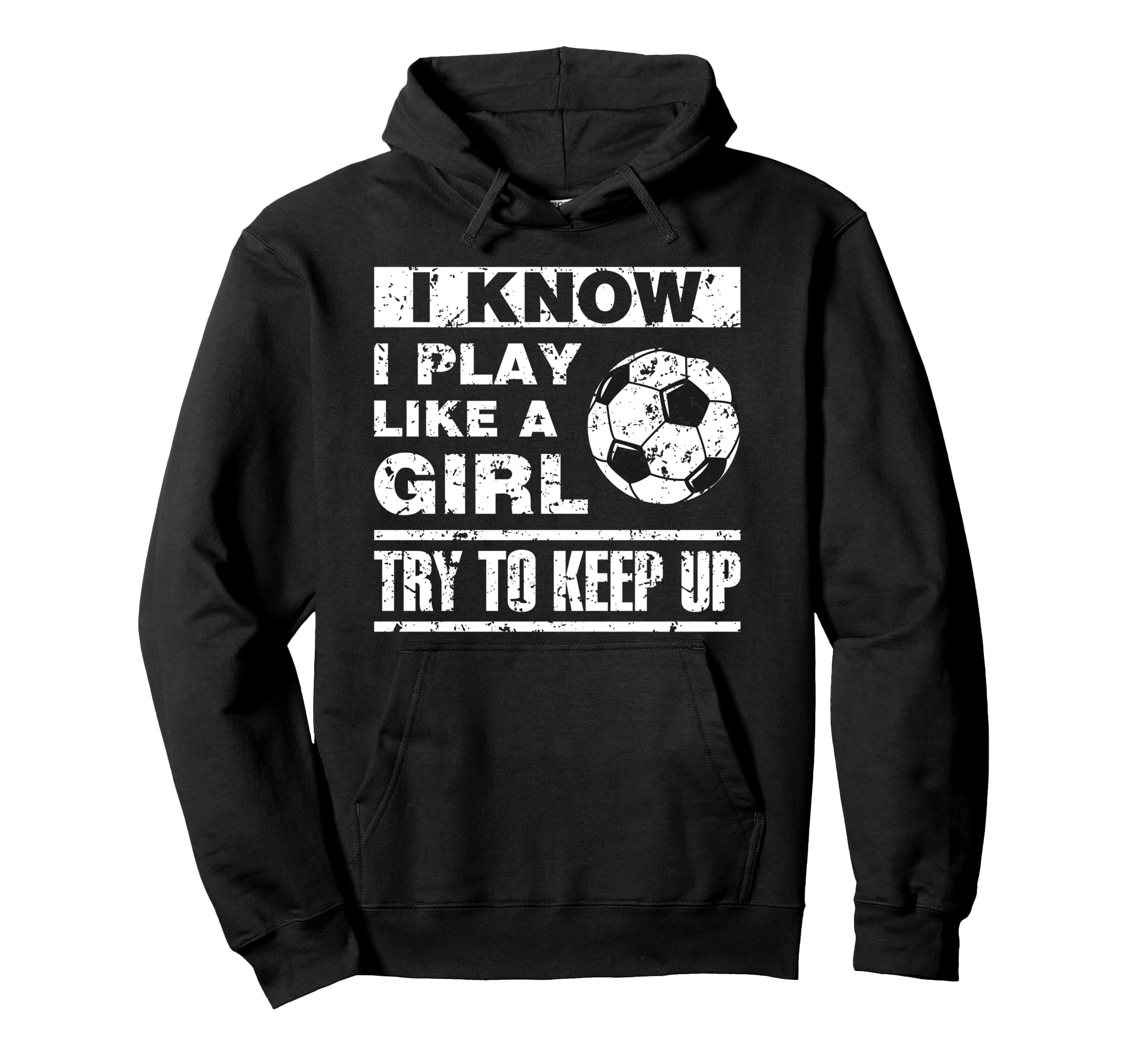 I Play Like Soccer Soccer Player Hoodie - Minimalist Print Men Women - T-Shirt, Sweatshirt, Hoodie