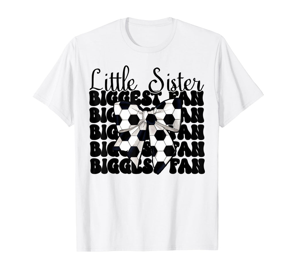 Soccer Sister Coquette Little Sister T-Shirt - Trendy Graphic for Adults - T-Shirt, Sweatshirt, Hoodie