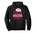 Basketball Bball Mom Busy Raising Ballers Hoodie - Graphic Print Men Women - T-Shirt, Sweatshirt, Hoodie