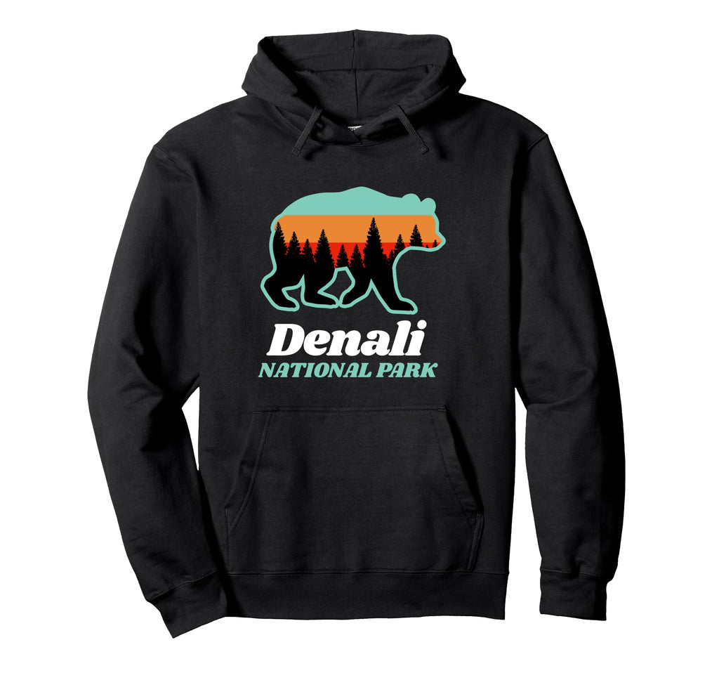 Denali National Park Alaska Snow Hoodie - Custom Art Print for Adults - T-Shirt, Sweatshirt, Hoodie