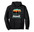 Denali National Park Alaska Snow Hoodie - Custom Art Print for Adults - T-Shirt, Sweatshirt, Hoodie