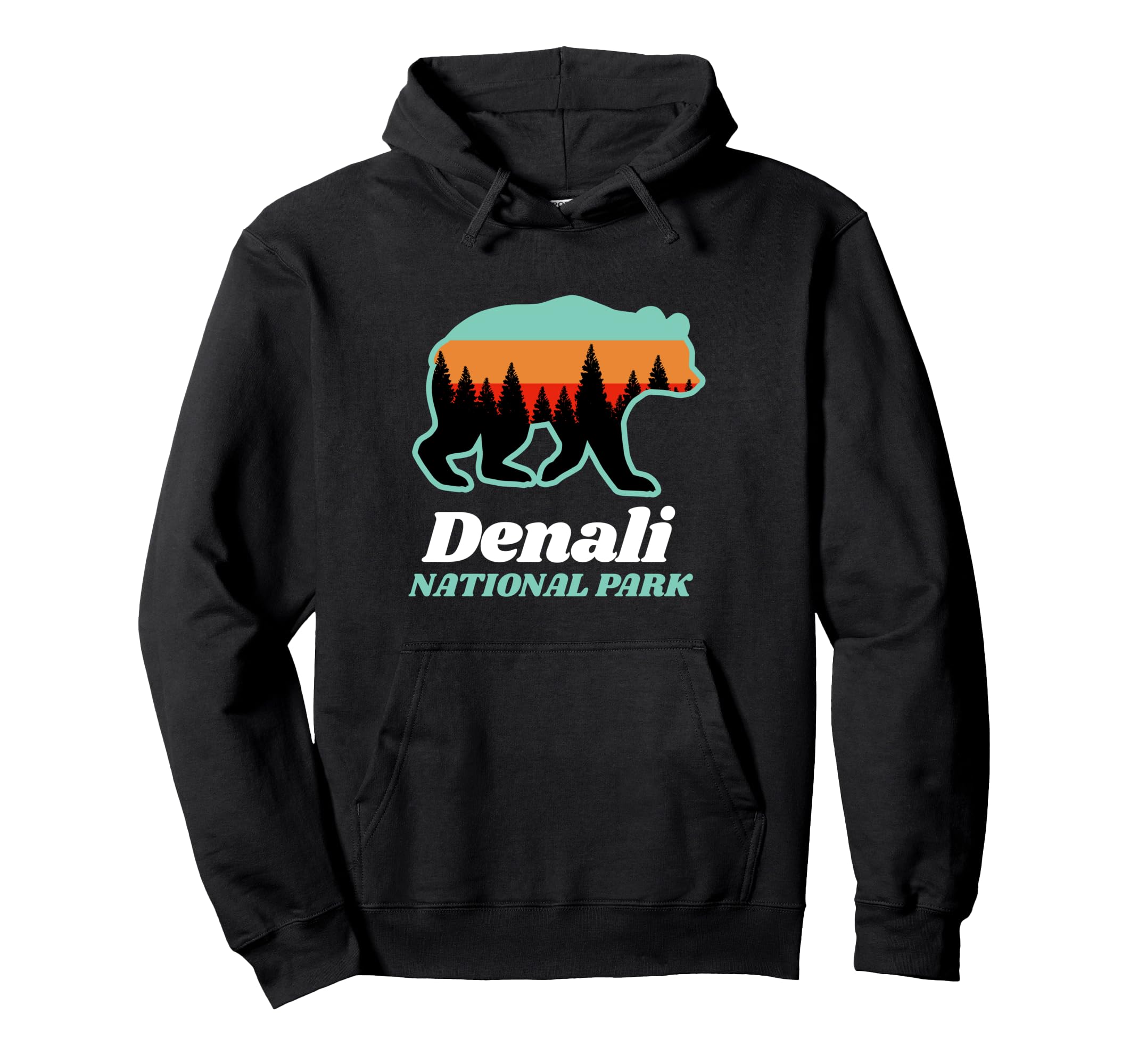 Denali National Park Alaska Snow Hoodie - Custom Art Print for Adults - T-Shirt, Sweatshirt, Hoodie