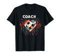 Soccer Coach Training Heart Beat T-Shirt - Graphic Print for Adults - T-Shirt, Sweatshirt, Hoodie