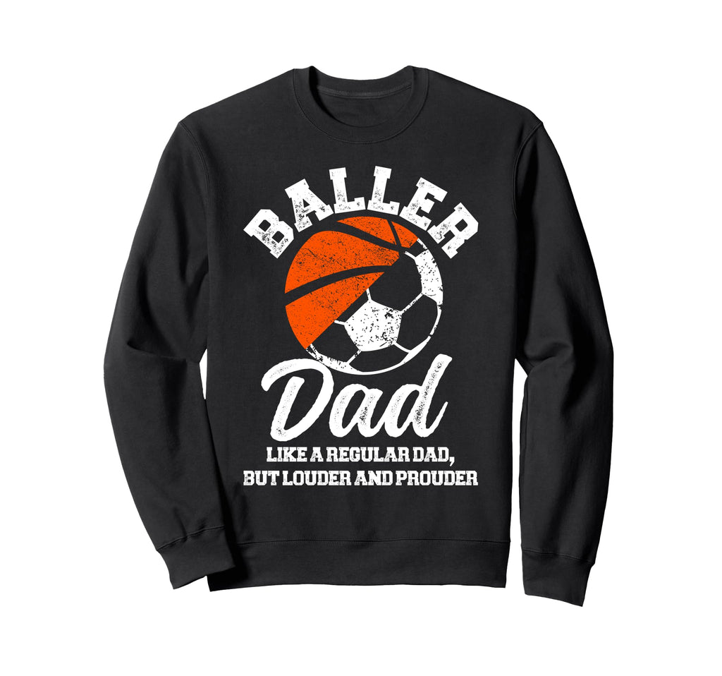 Baller Dad Definition Basketball Sweatshirt - Aesthetic Graphic for Adults - T-Shirt, Sweatshirt, Hoodie