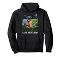 Soccer Dad I Live Here Now Soccer Mom Hoodie - Trendy Graphic for Adults - T-Shirt, Sweatshirt, Hoodie