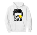 Soccer Softball Dad Funny Hair Glasses Hoodie - Novelty Apparel Men Women - T-Shirt, Sweatshirt, Hoodie