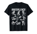 Soccer Cats Kitten Football T-Shirt - Unique Graphic for Adults - T-Shirt, Sweatshirt, Hoodie