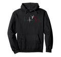 Mexican Pride Heartbeat Ekg Pulse Mexican Hoodie - Novelty Apparel Unisex - T-Shirt, Sweatshirt, Hoodie