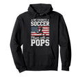 My Favorite Soccer Player Calls Me Pops Hoodie - Graphic Print Men Women - T-Shirt, Sweatshirt, Hoodie