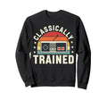 Classically Trained Arcade Gaming Sweatshirt - Minimalist Print Men Women - T-Shirt, Sweatshirt, Hoodie