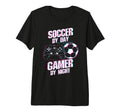 Soccer Day Gamer Night Soccer Gamer Tri T-Shirt - Minimalist Print Unisex - T-Shirt, Sweatshirt, Hoodie