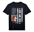 Mens Basketball Soccer Dad Us Flag T-Shirt - Unique Graphic for Adults - T-Shirt, Sweatshirt, Hoodie