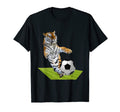 Tiger Tigers Playing Soccer Football Funny T-Shirt - Trendy Graphic Unisex - T-Shirt, Sweatshirt, Hoodie