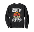 My Favorite Soccer Goalie Pop Pop Sweatshirt - Minimalist Print Men Women - T-Shirt, Sweatshirt, Hoodie