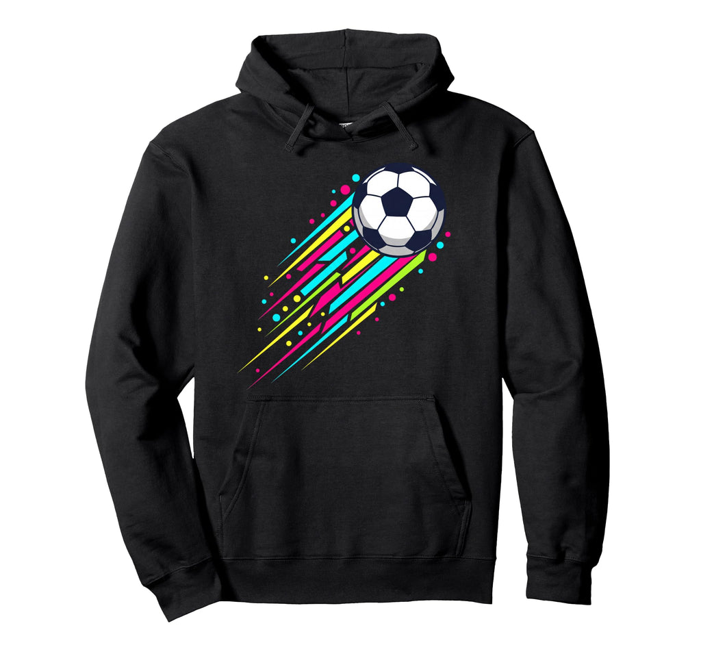 Soccer Ball Streak Sports Football Hoodie - Custom Art Print Men Women - T-Shirt, Sweatshirt, Hoodie