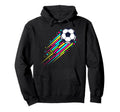 Soccer Ball Streak Sports Football Hoodie - Custom Art Print Men Women - T-Shirt, Sweatshirt, Hoodie