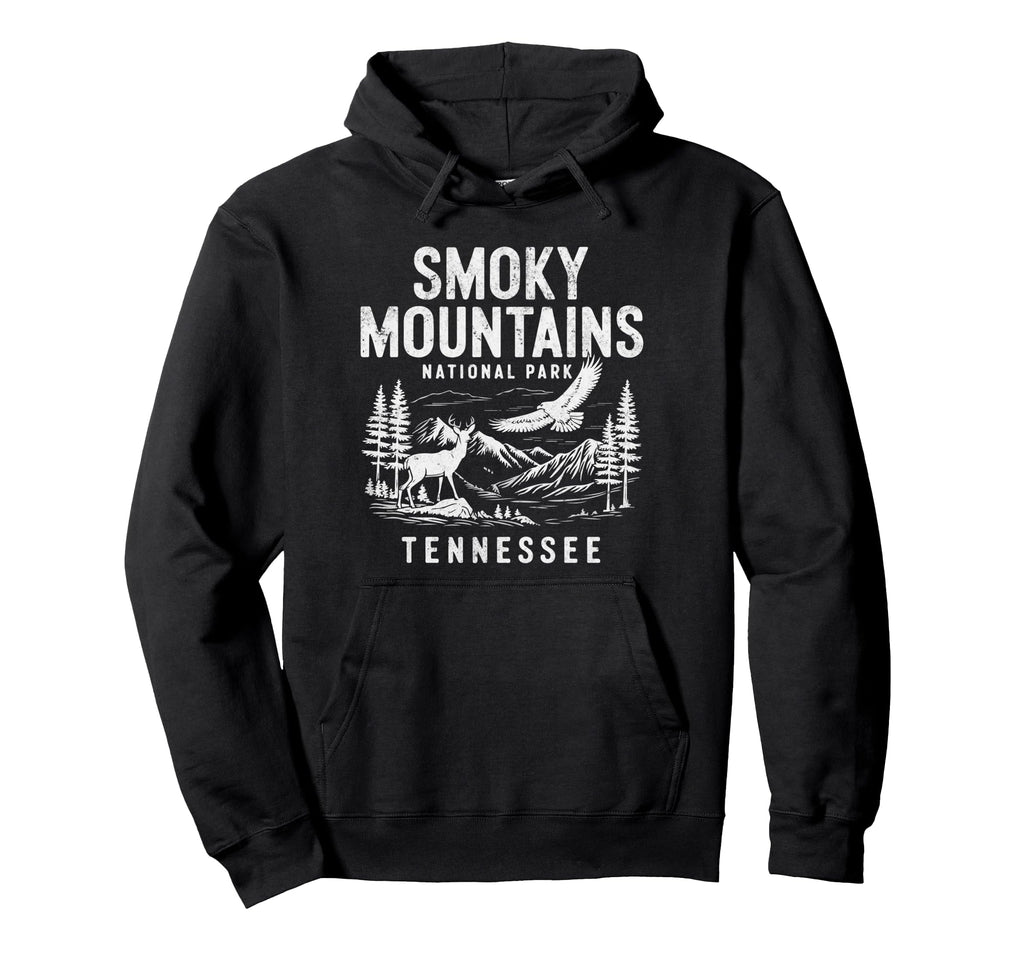 Smoky Mountains National Park Hoodie - Minimalist Print for Adults - T-Shirt, Sweatshirt, Hoodie