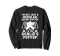 Im Hockey Goalie Pop Pop Ice Hockey Sweatshirt - Minimalist Print Unisex - T-Shirt, Sweatshirt, Hoodie