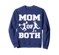Mom Both Funny Soccer Cheer Mom Sweatshirt - Novelty Apparel Men Women - T-Shirt, Sweatshirt, Hoodie