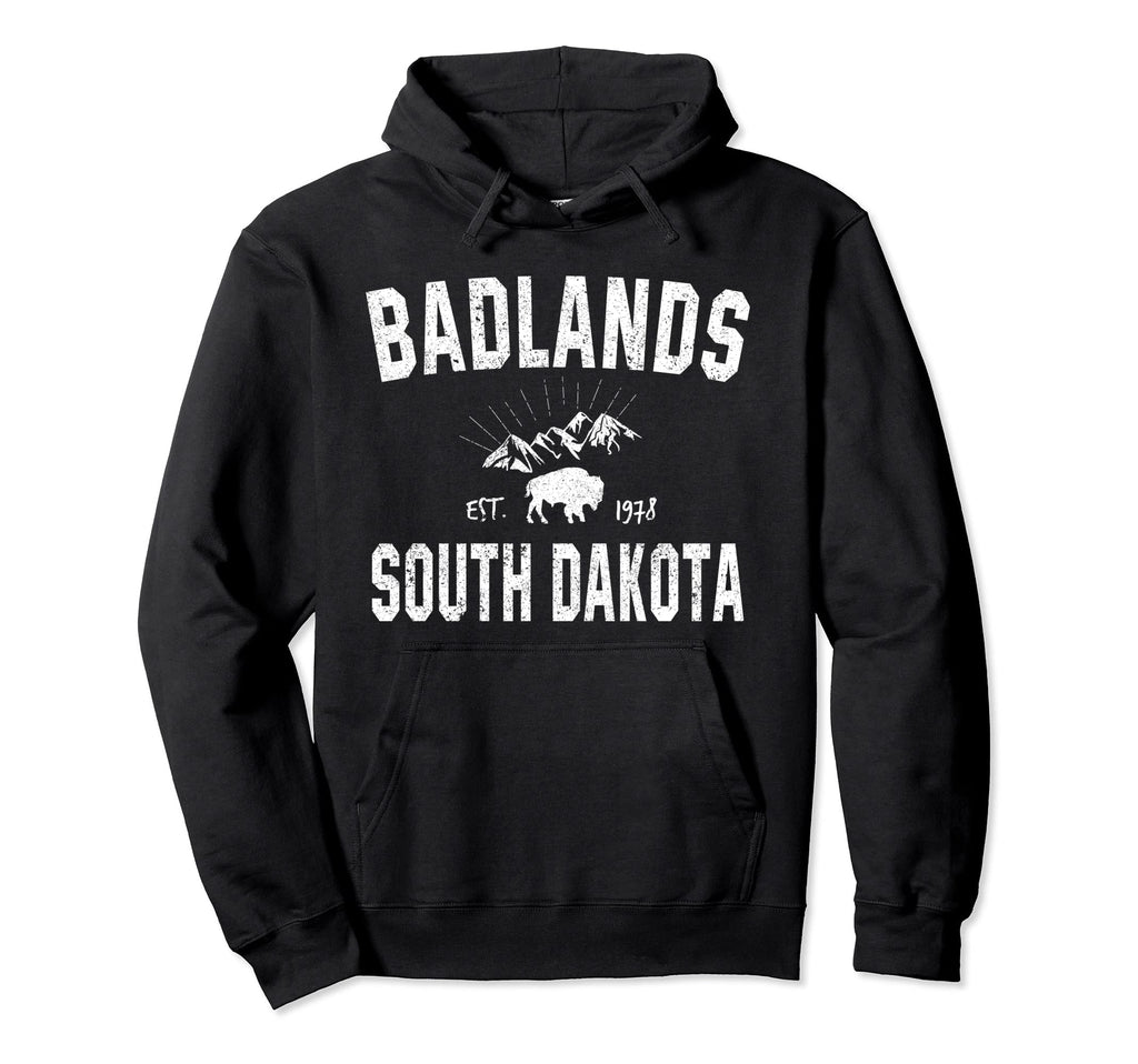 Badlands National Park Hiking South Hoodie - Streetwear Style for Adults - T-Shirt, Sweatshirt, Hoodie
