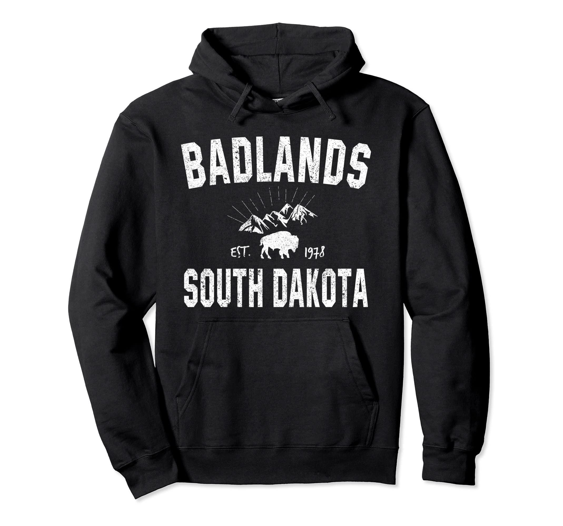 Badlands National Park Hiking South Hoodie - Streetwear Style for Adults - T-Shirt, Sweatshirt, Hoodie