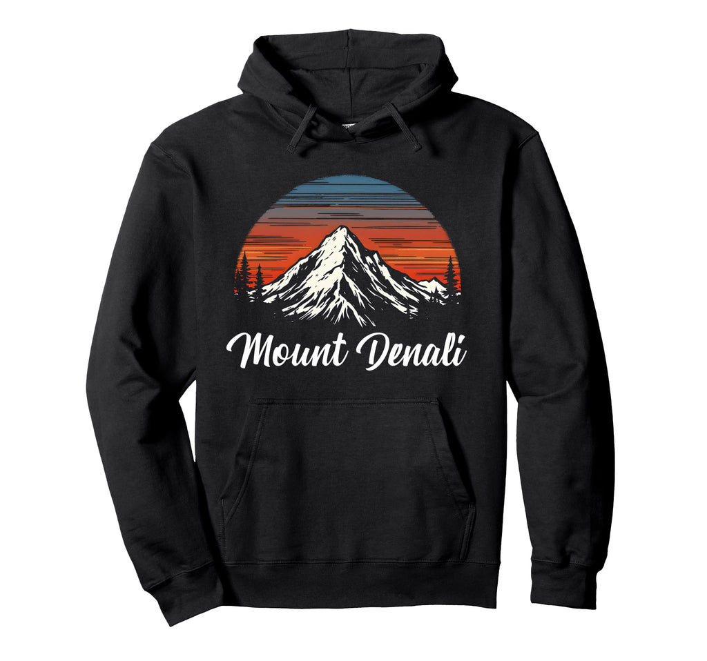 Mount Denali I Alaska Outfit I National Hoodie - Novelty Apparel Men Women - T-Shirt, Sweatshirt, Hoodie