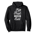 My Heart Is That Field Gift Womens Mom Hoodie - Trendy Graphic Men Women - T-Shirt, Sweatshirt, Hoodie