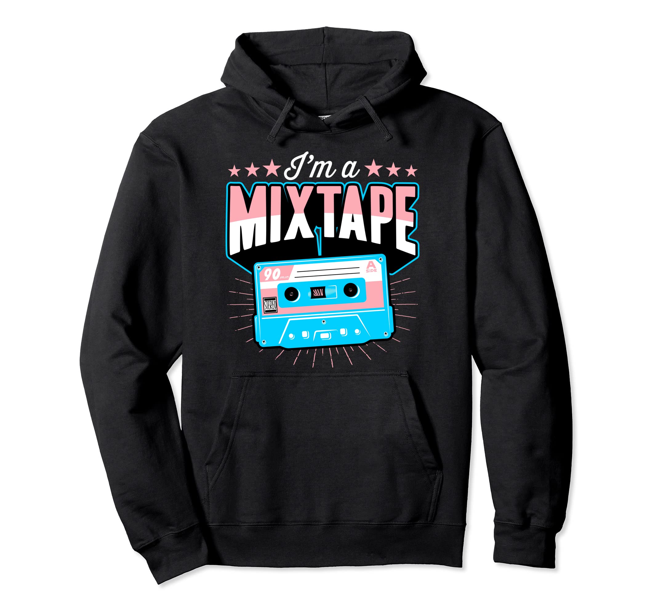 Im Mixtape Transgender Pride 80S 90S Hoodie - Custom Art Print for Adults - T-Shirt, Sweatshirt, Hoodie