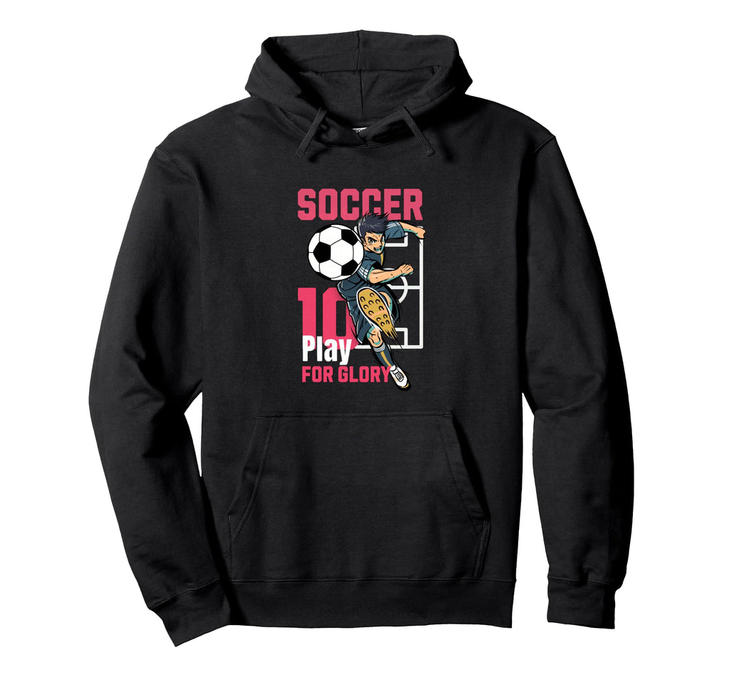 Fun Soccer Player Action Sports Art Hoodie - Aesthetic Graphic Men Women - T-Shirt, Sweatshirt, Hoodie
